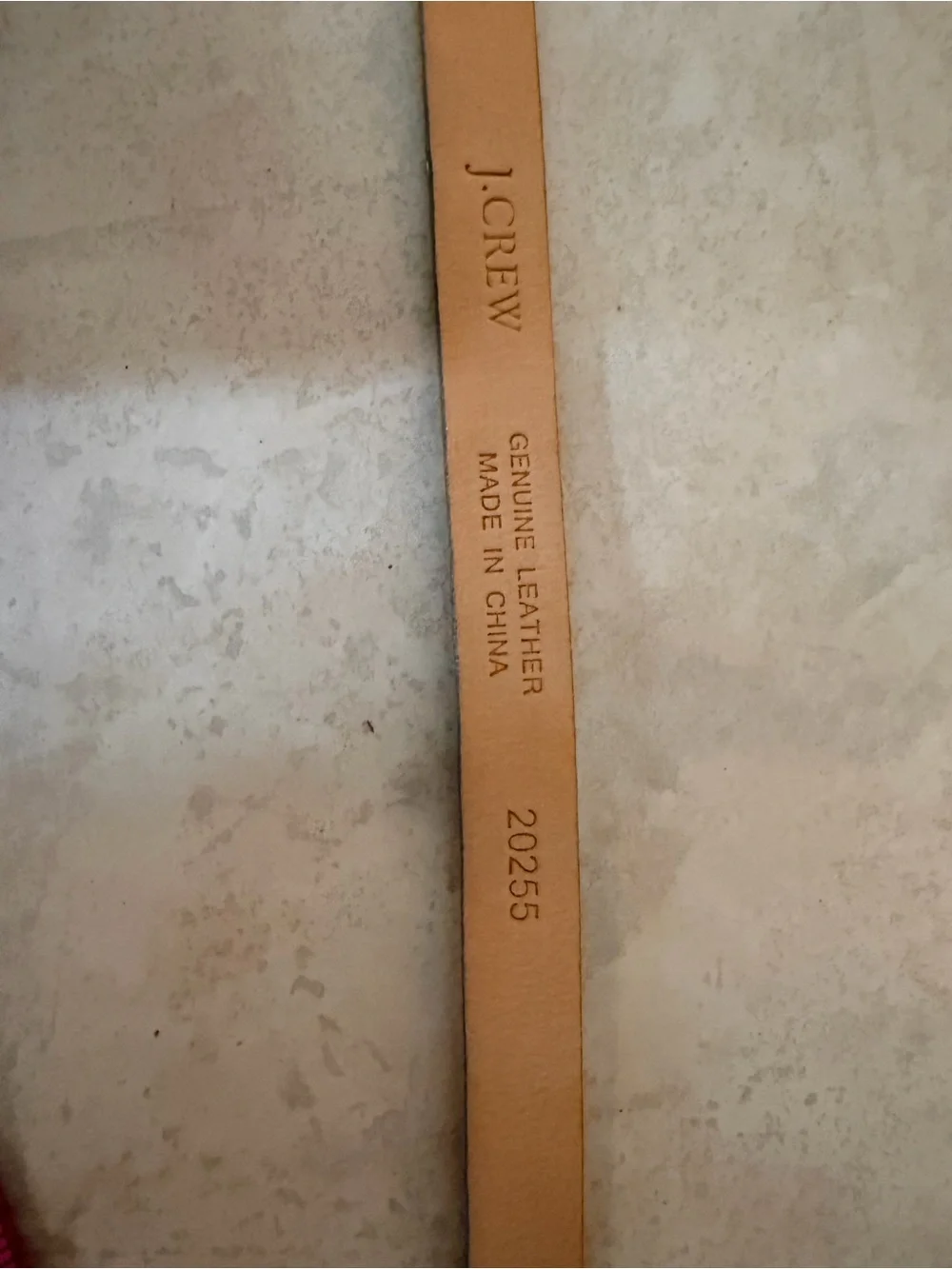 J. Crew Genuine Leather Slim Metallic Silver Belt